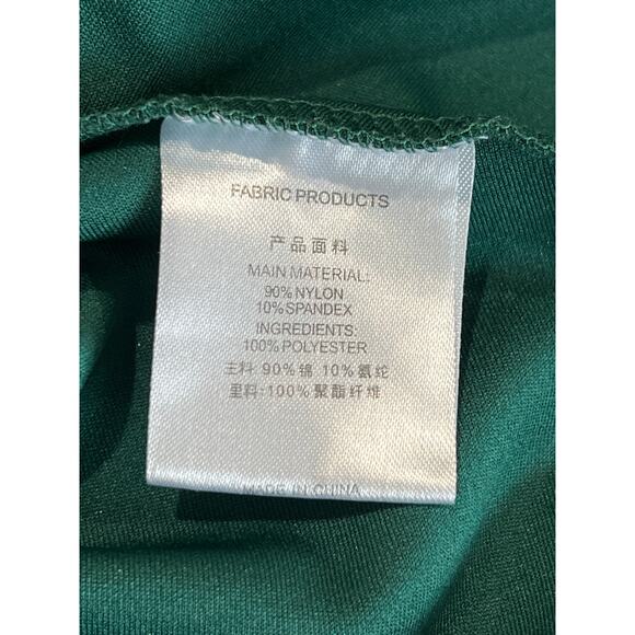 Miss May Emerald Lace Top Fit and Flare Stretch Dress Size XL Retro Comfort - Picture 5 of 9